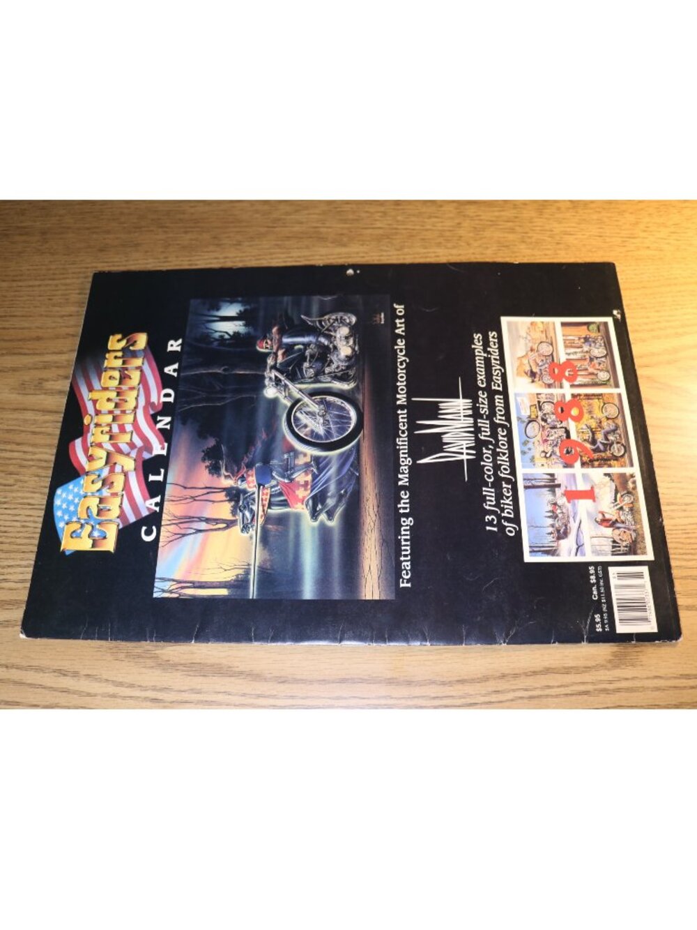 Easyriders David Mann Calendar Lot of 3 - 1988 1989 1990 Motorcycle Art Biker - Picture 2 of 13